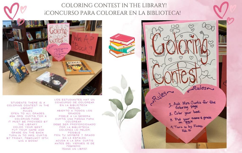 Library Coloring Contest!